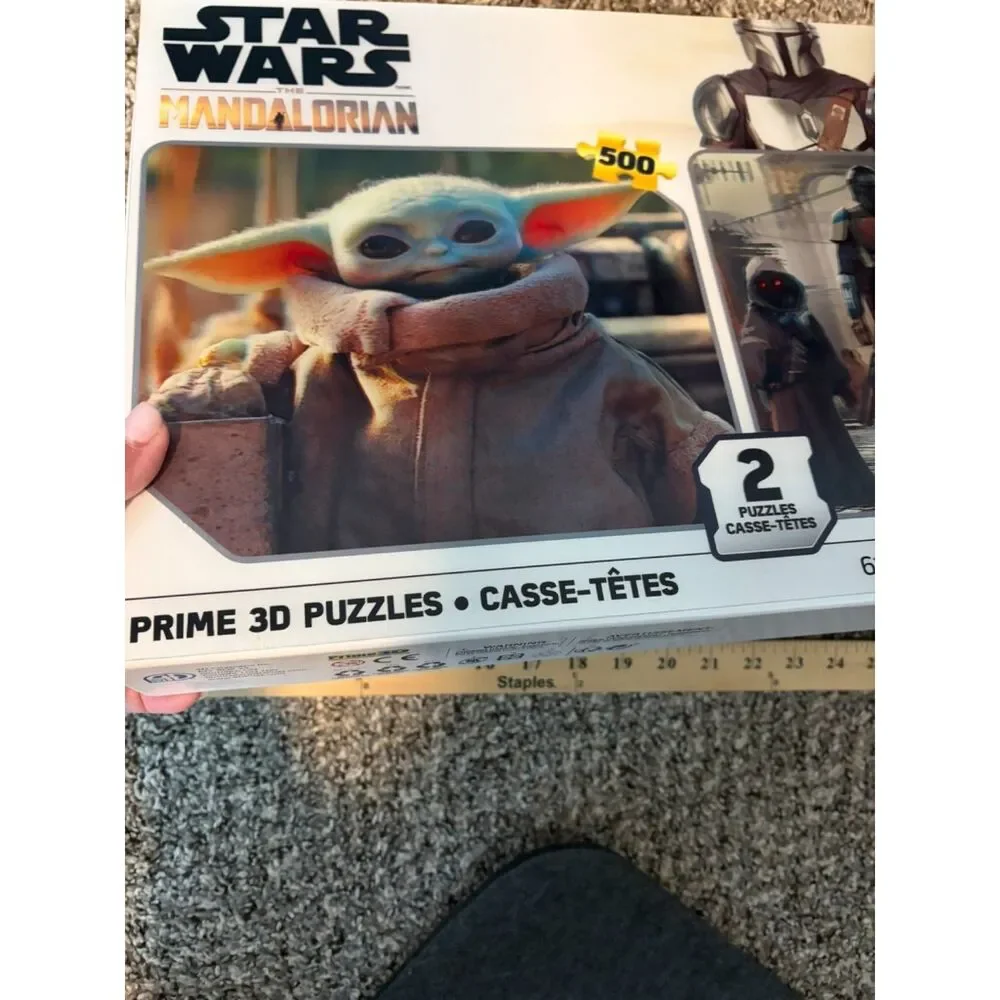 Star Wars Puzzle 2 puzzles 500 pc 3D jigsaw